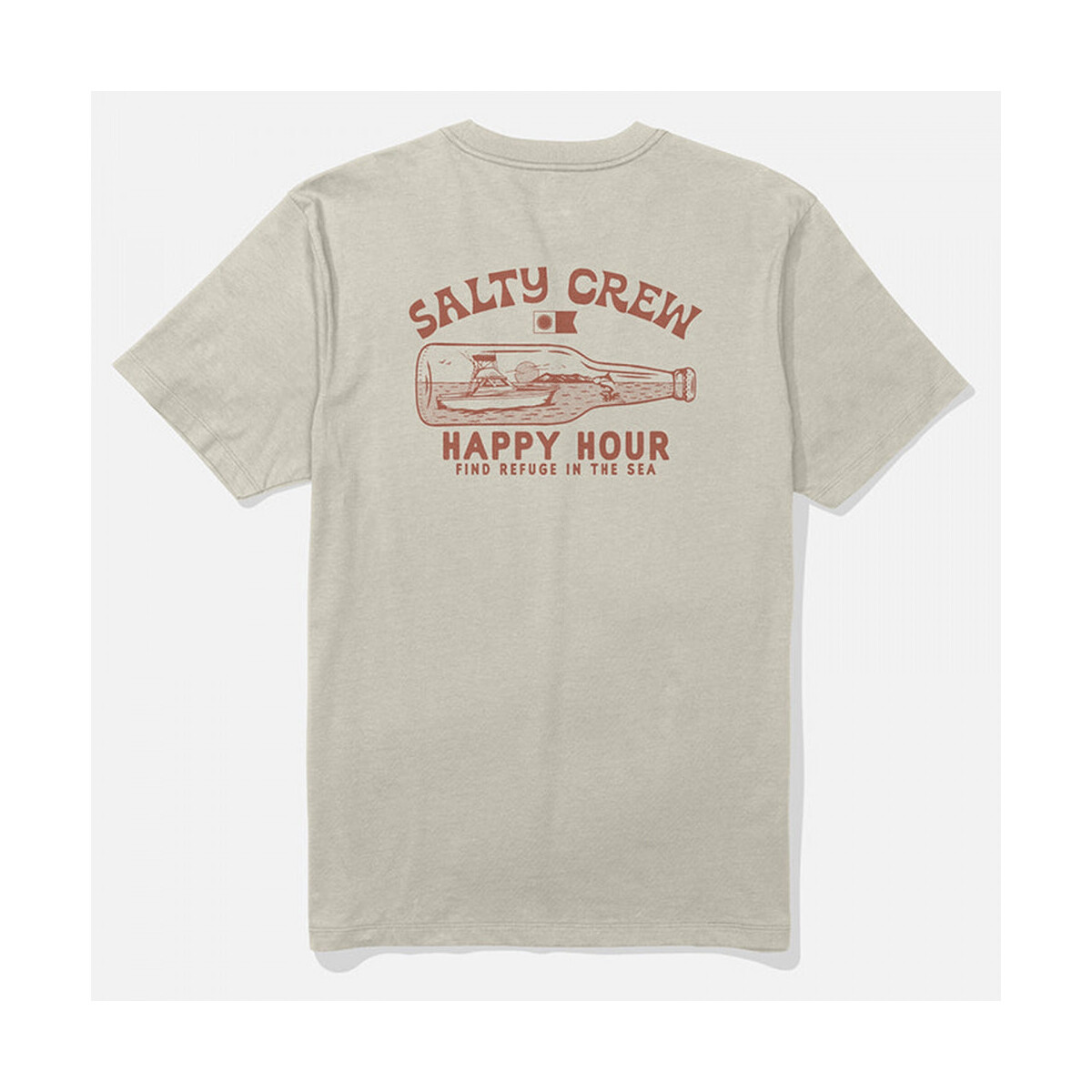 Salty Crew  Bottle rocket ss tee  Bílá