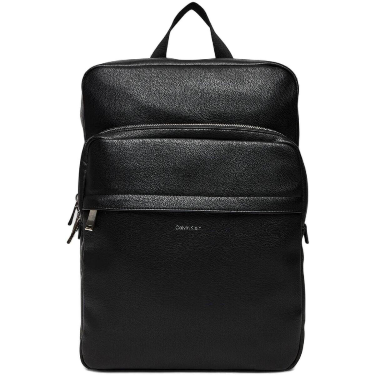 Calvin Klein Jeans  RAISED SLIM SQUARE BACKPACK LV04D3156G  Černá