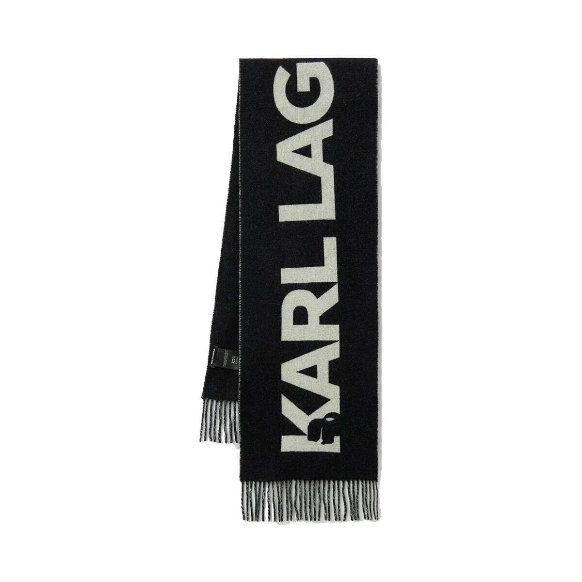Karl Lagerfeld  K ESEENTIAL WOVE SCARF  Černá