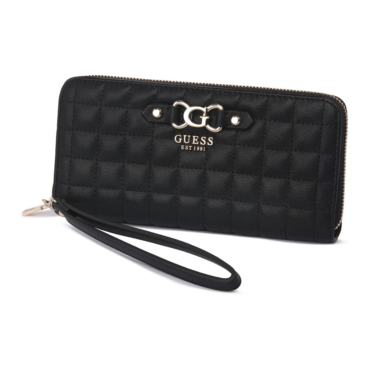 Guess  BLA NADIRA LARGE ZIP  Černá