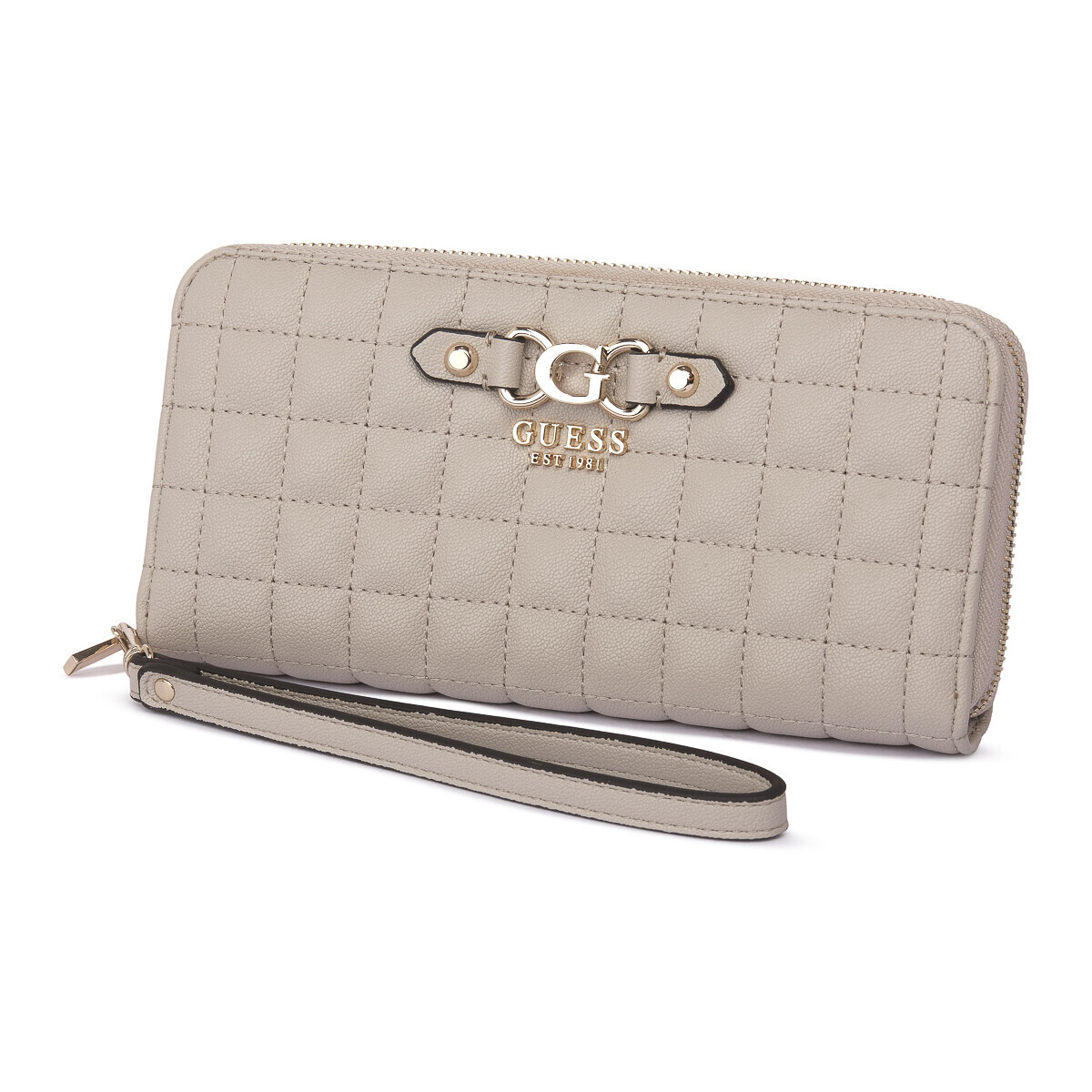 Guess  LTA NADIRA LARGE ZIP  Béžová