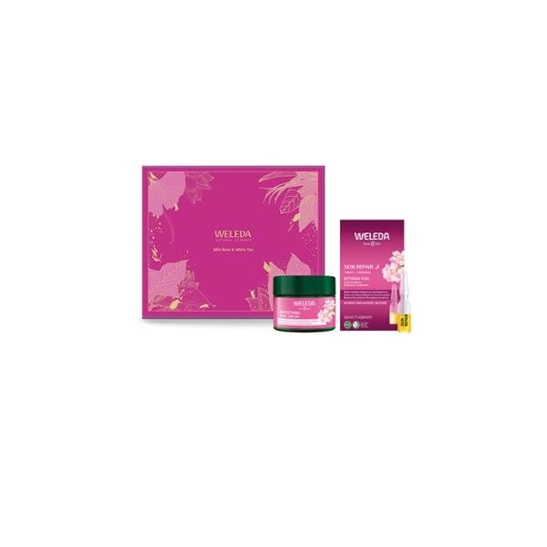 Brightening Face Care Wild Rose & White Tea Duo - Weleda