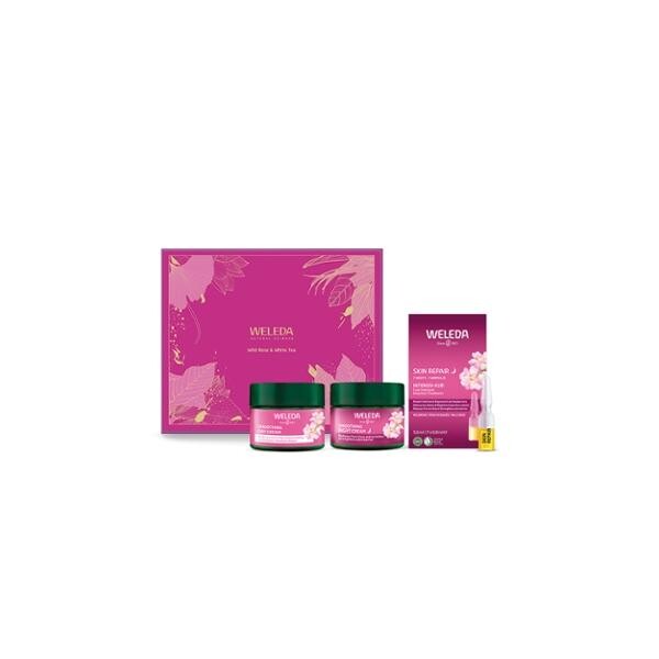 Brightening Face Care Wild Rose & White Tea Set - Weleda