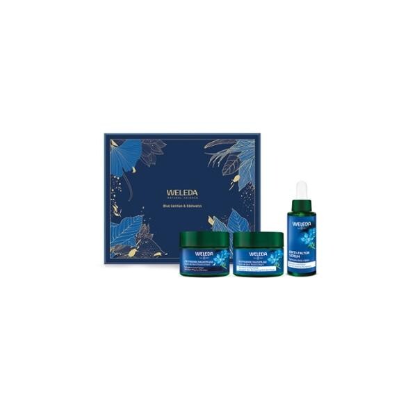 Lifting Face Care Blue Gentian & Edelweiss Set - Weleda