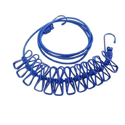 Cestovní šňůra na prádlo - Modrá