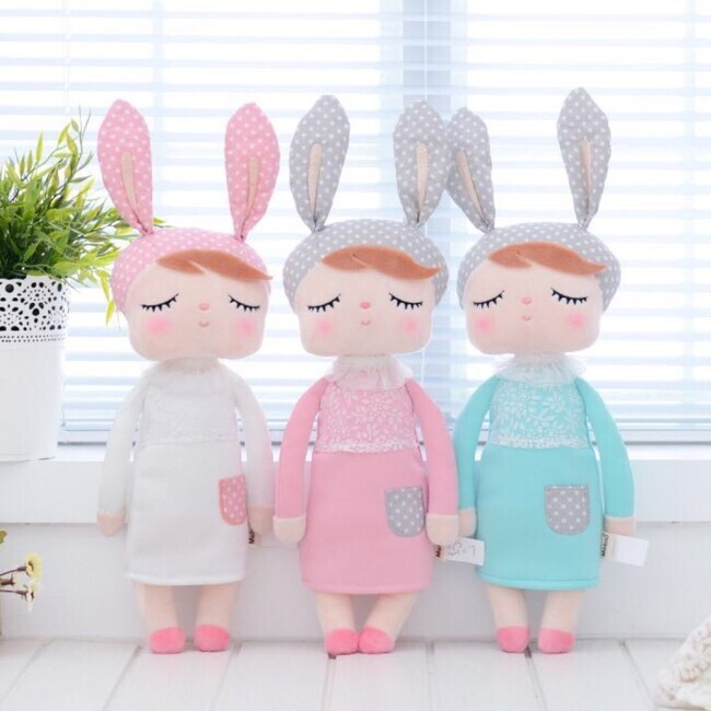 Metoo Angela panenka 42 cm - šedá