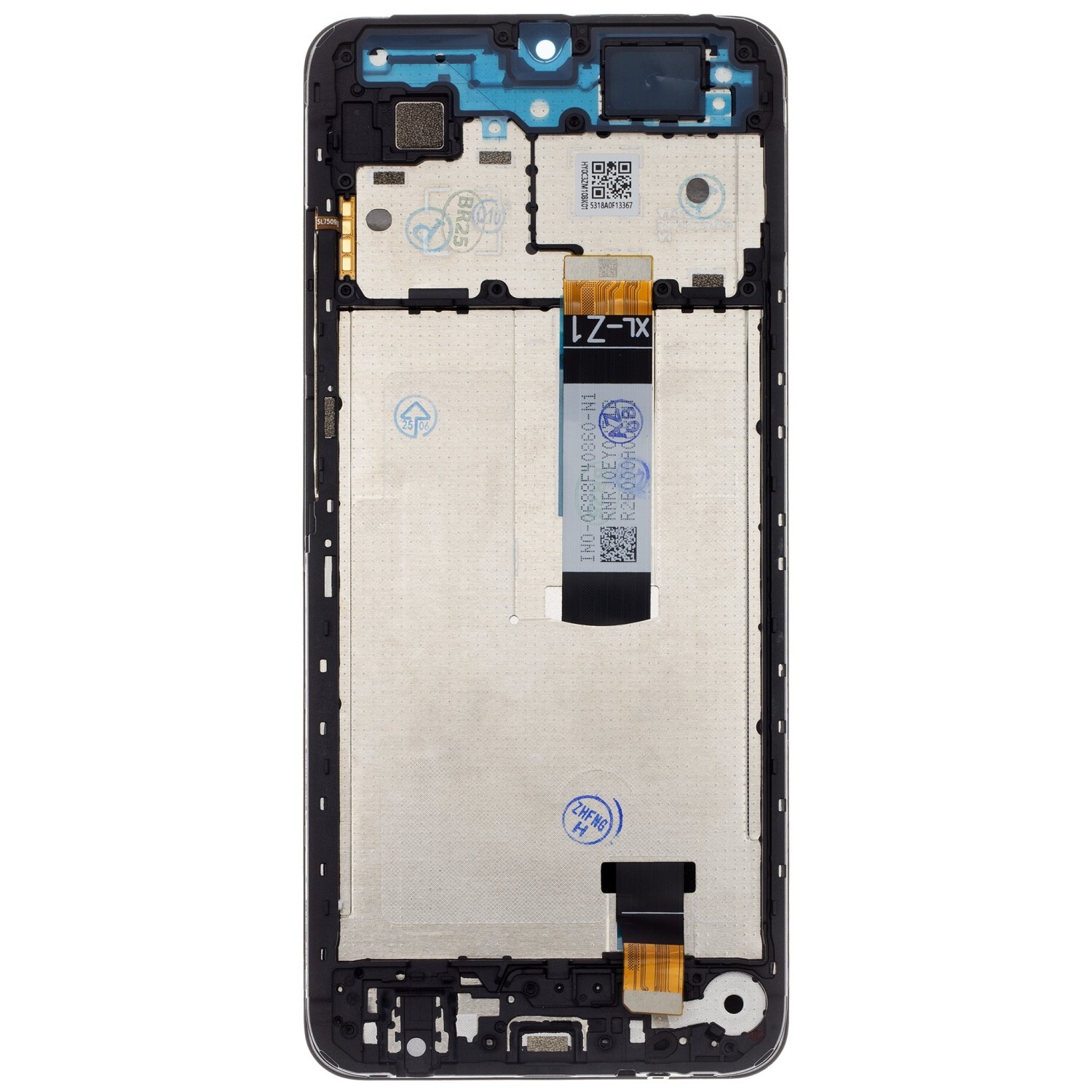 LCD display + dotyková deska + přední kryt pro Xiaomi Redmi A5, black (Service Pack)