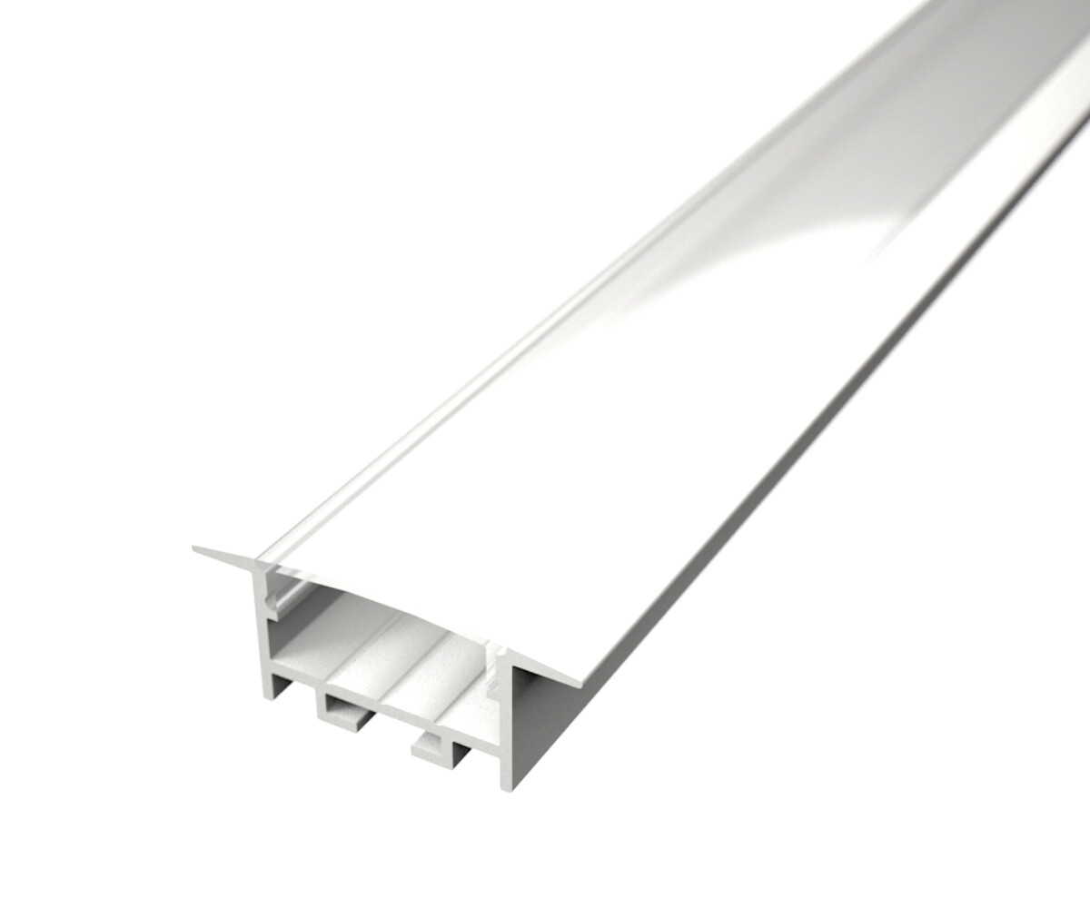 LED Solution Vestavný profil pro LED pásky V26 bílý Vyberte variantu a délku: Profil bez difuzoru 2m LP320W