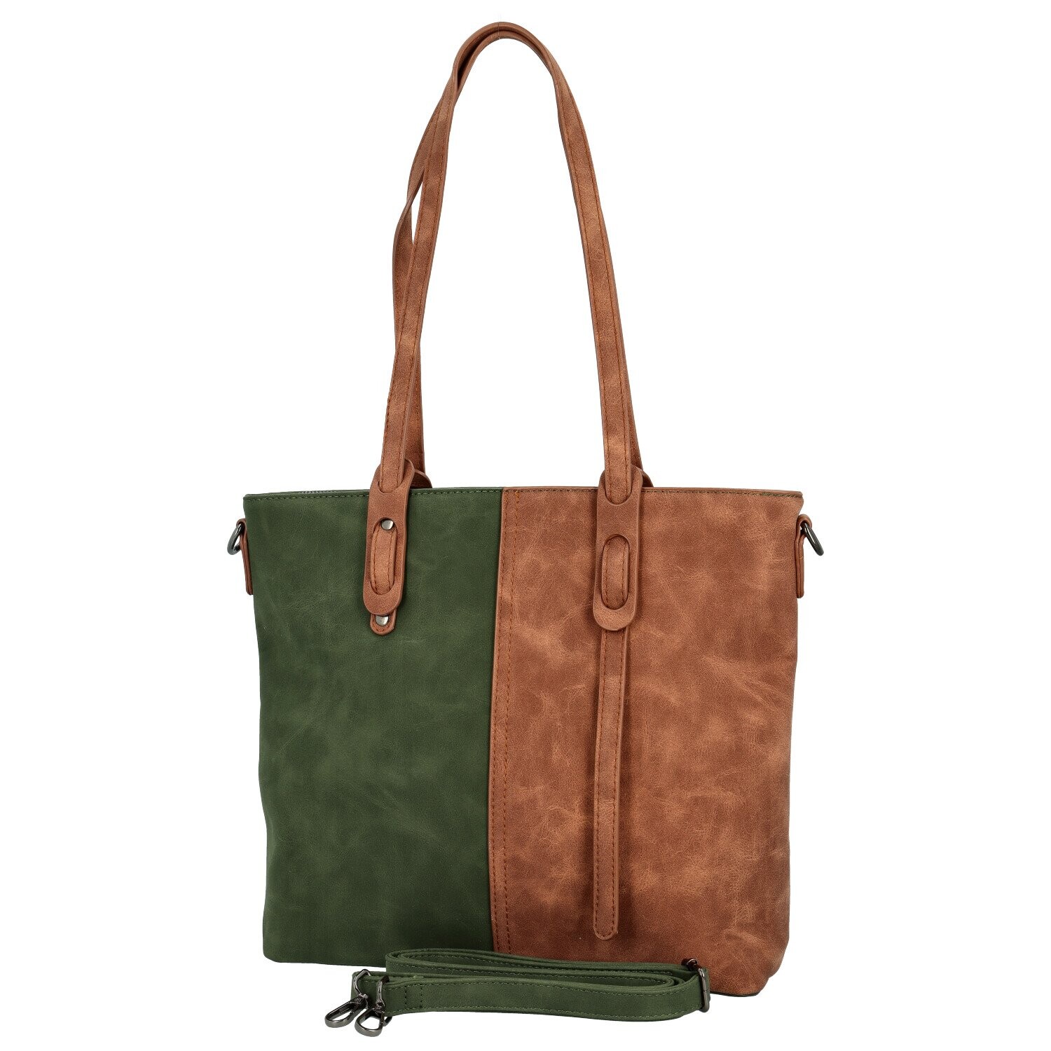 Trendy dámská  kabelka na rameno MaxFly Ritta, zelená