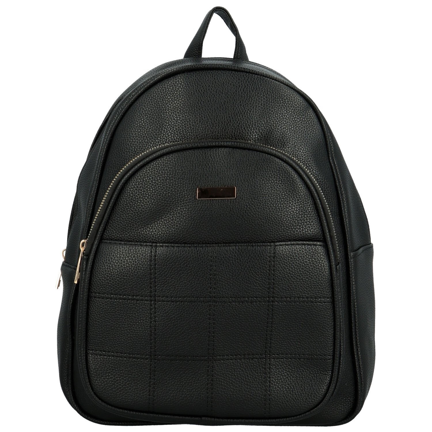 Stylový dámský koženkový kabelko-batoh Emeric, černý