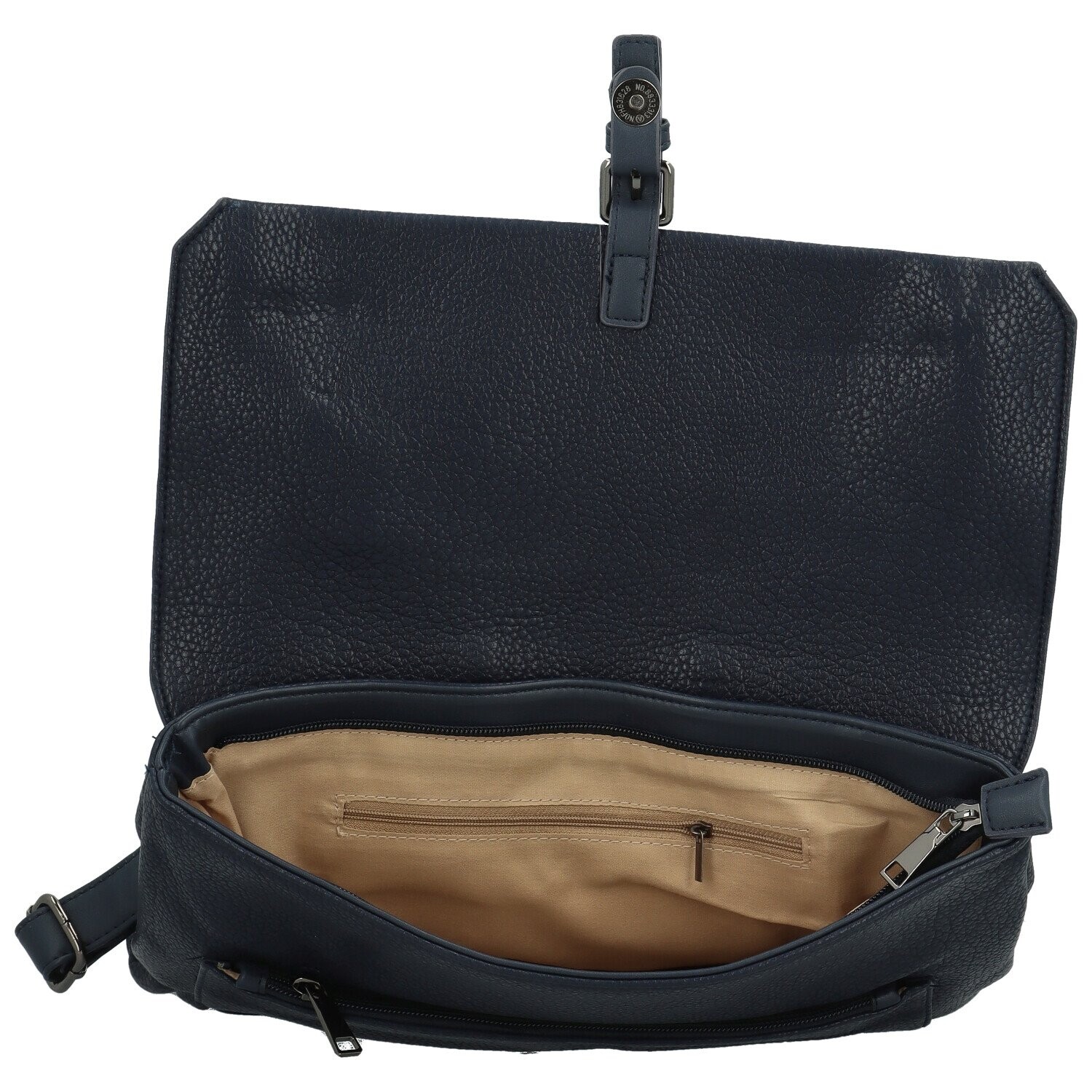 Stylový dámský koženkový kabelko-batoh Dalma new, tmavě modrý