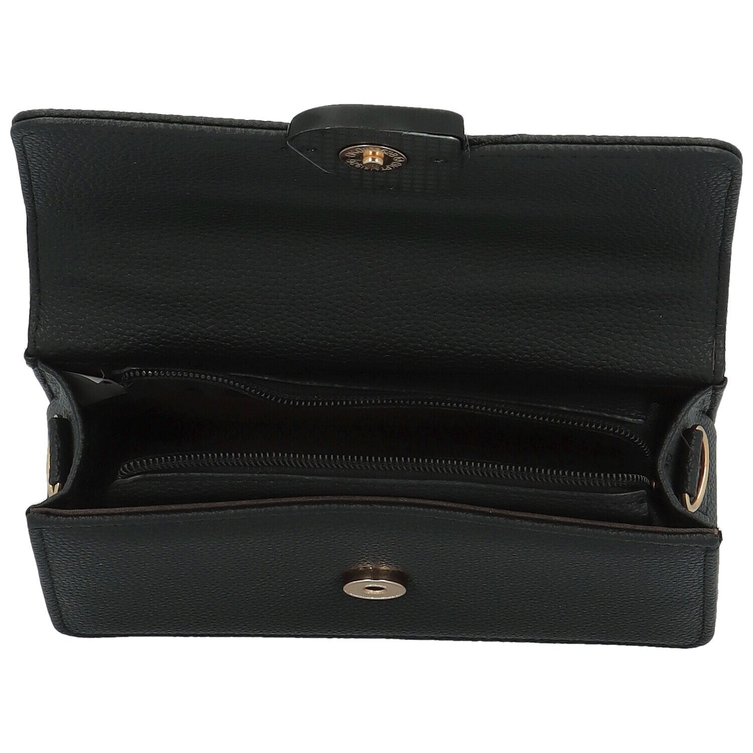 Módní dámská koženková kabelka do ruky Derin, černá