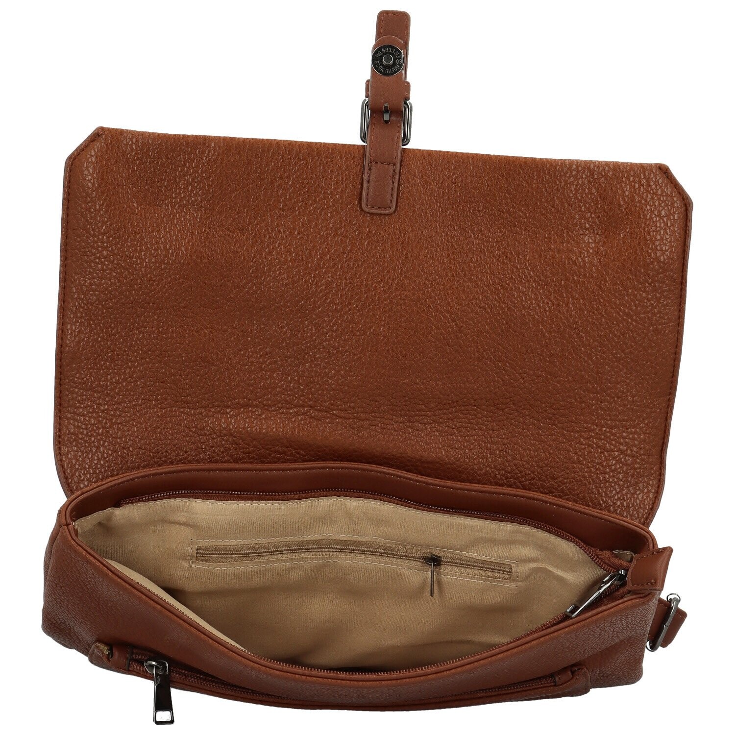 Stylový dámský koženkový kabelko-batoh Dalma new, hnědý