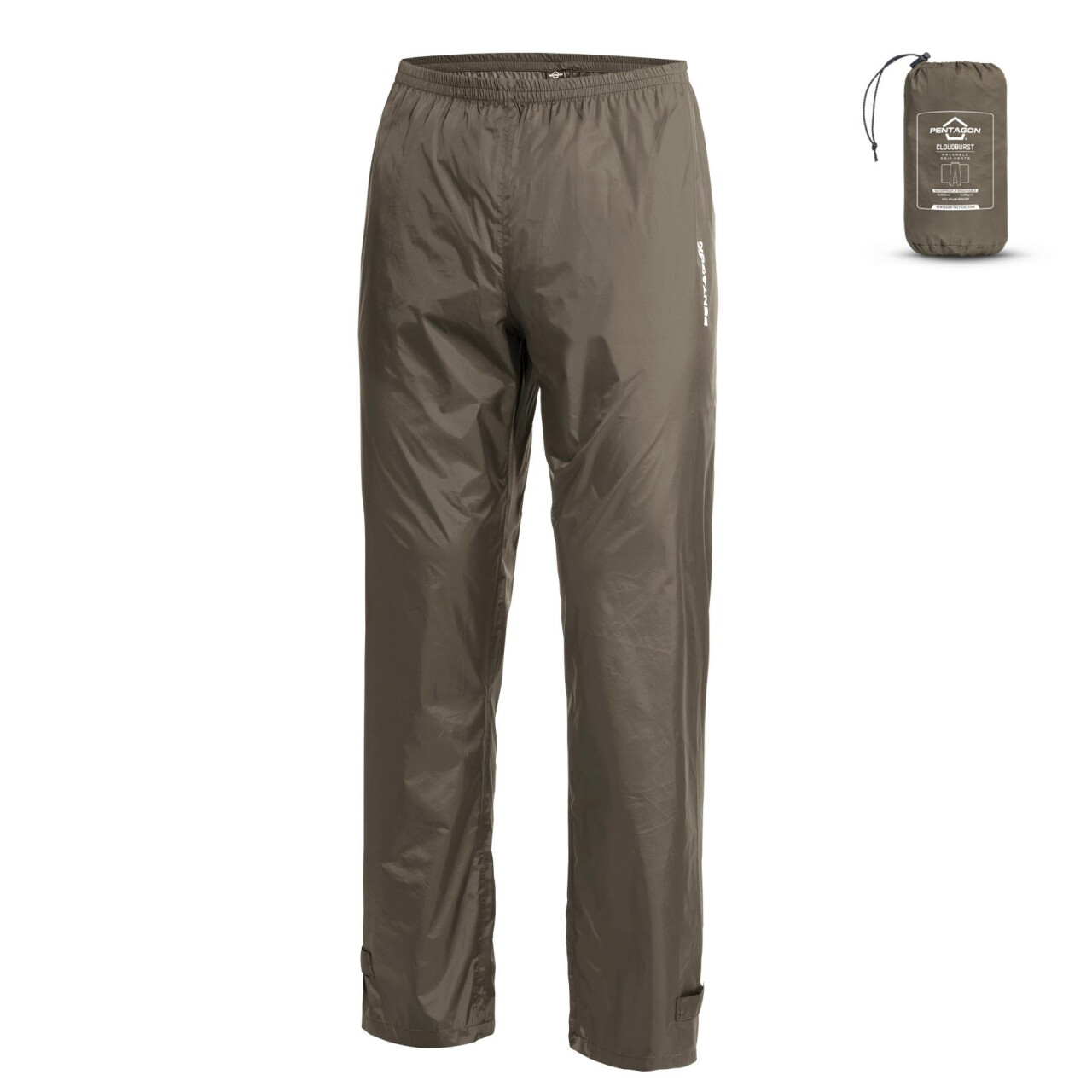 Kalhoty do deště Pentagon Cloudburst Rain Pants - olivové, S
