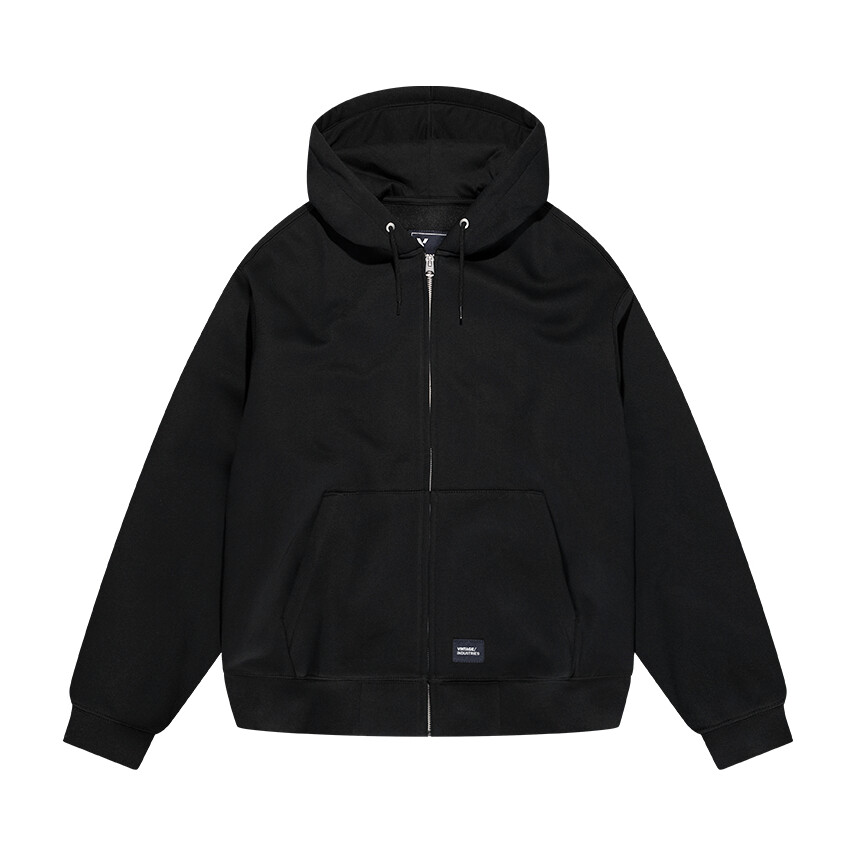 Mikina Vintage Industries Norton Hooded - černá, M