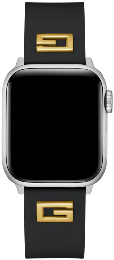 Guess Silikonový řemínek pro Apple Watch (38 - 41 mm) - Black CS2022S2