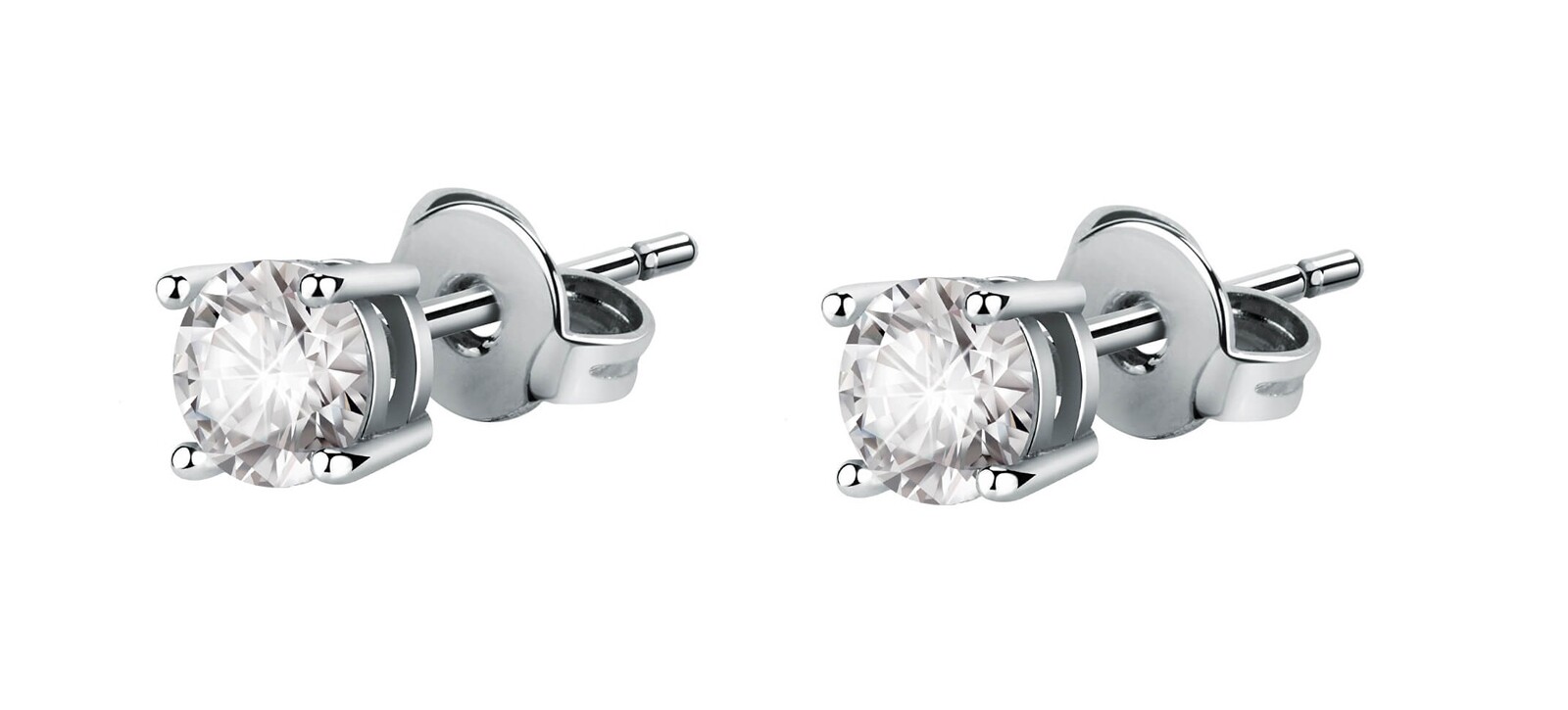 La Petite Story Ocelové náušnice pecky s krystalem LPS01AYQ127