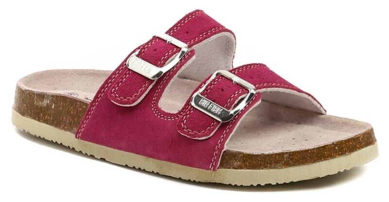 Big Fish FO-213-15-03 malinové dámské nazouváky