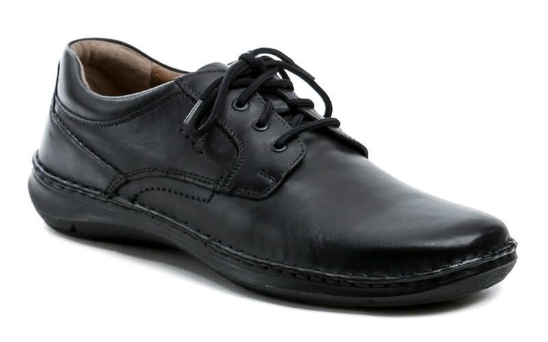 Josef Seibel 44906 černé pánské nadměrné polobotky