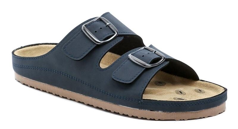 Medi Line 1242-25 navy pánské zdravotní pantofle
