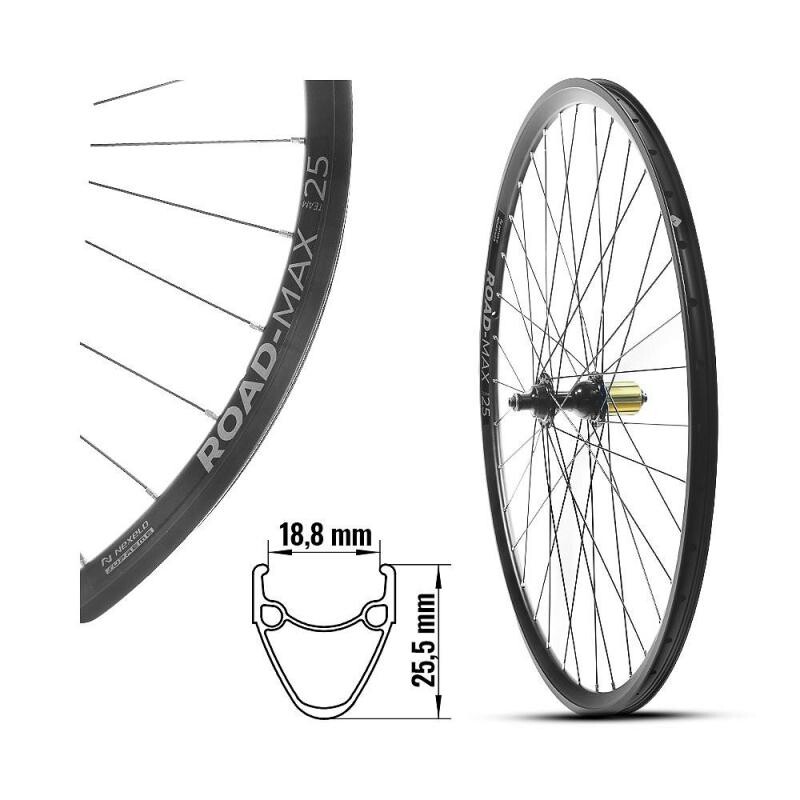 Nexelo Supreme Zadní 700C Silniční kolo zapletené
