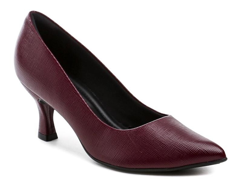 Piccadilly 745221-1 bordó dámské lodičky