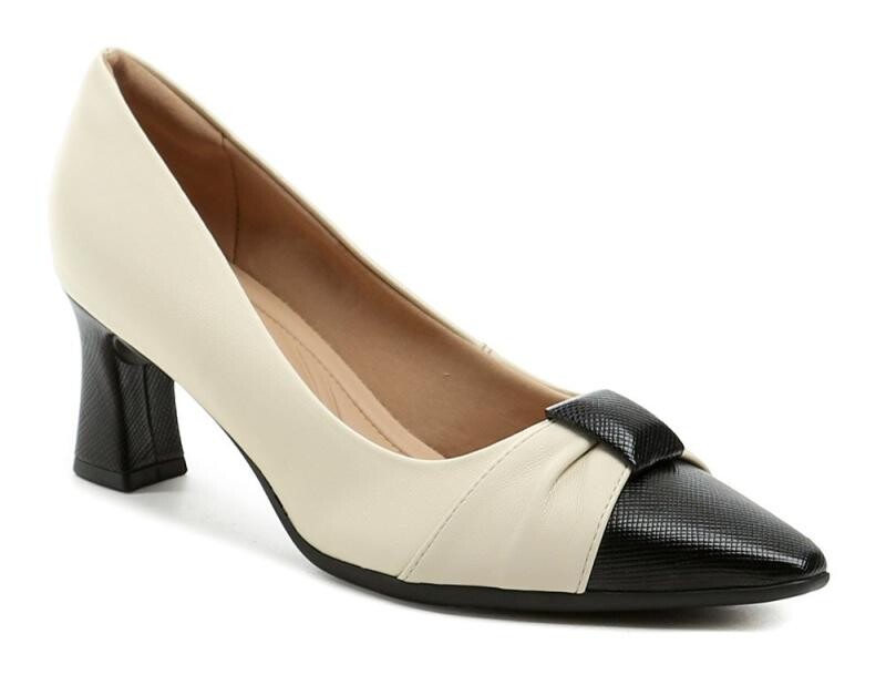 Piccadilly 764015-1 černo béžové dámské lodičky