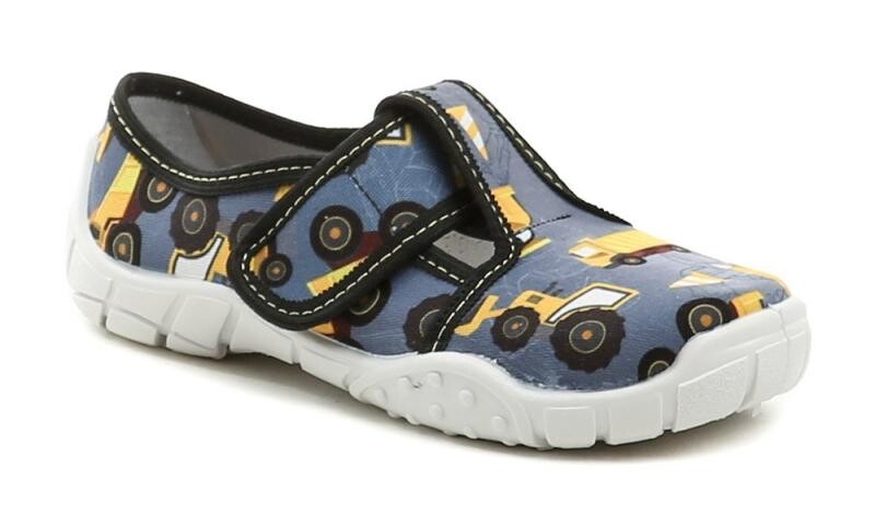 Raweks Borys B17 šedo žluté dětské plátěnky