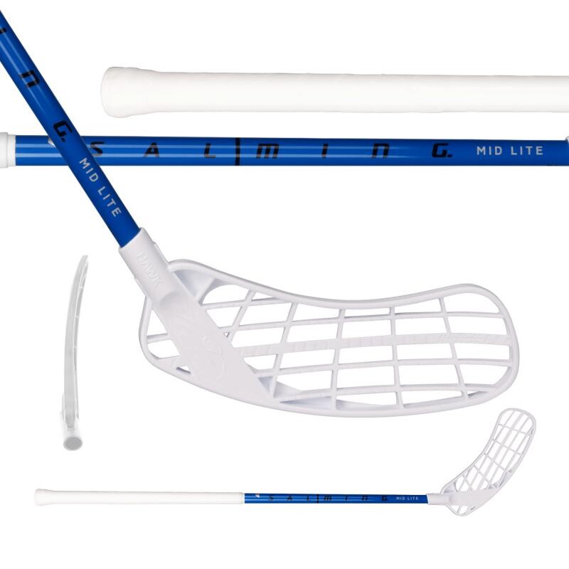 Salming Midlite Hawk 32 JR Blue/White