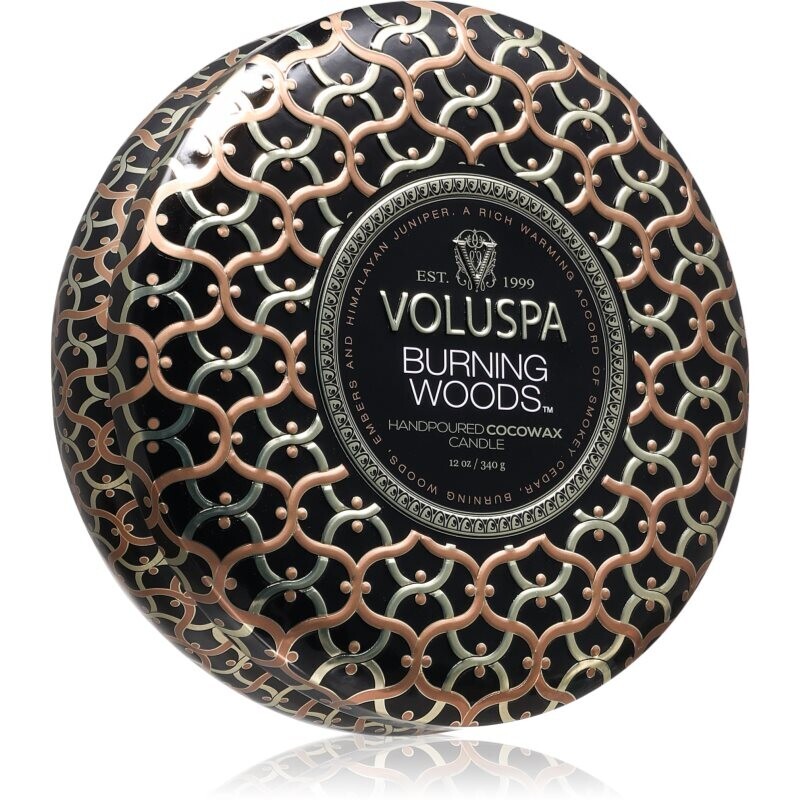 VOLUSPA Maison Noir Burning Woods vonná svíčka v plechovce 340 g
