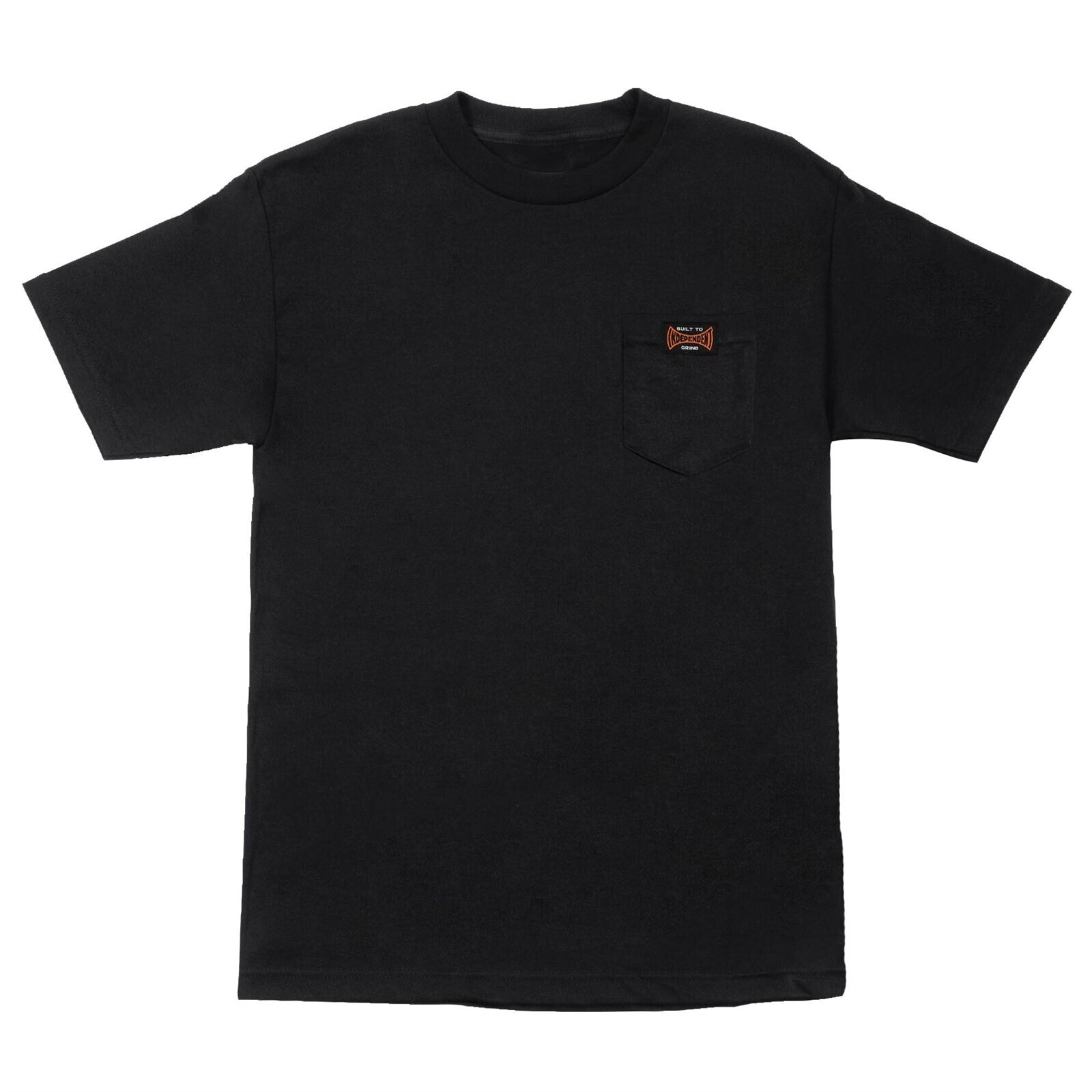 triko INDEPENDENT - Built To Grind S/S Pocket Heavyweight T-Shirt Black (156983)
