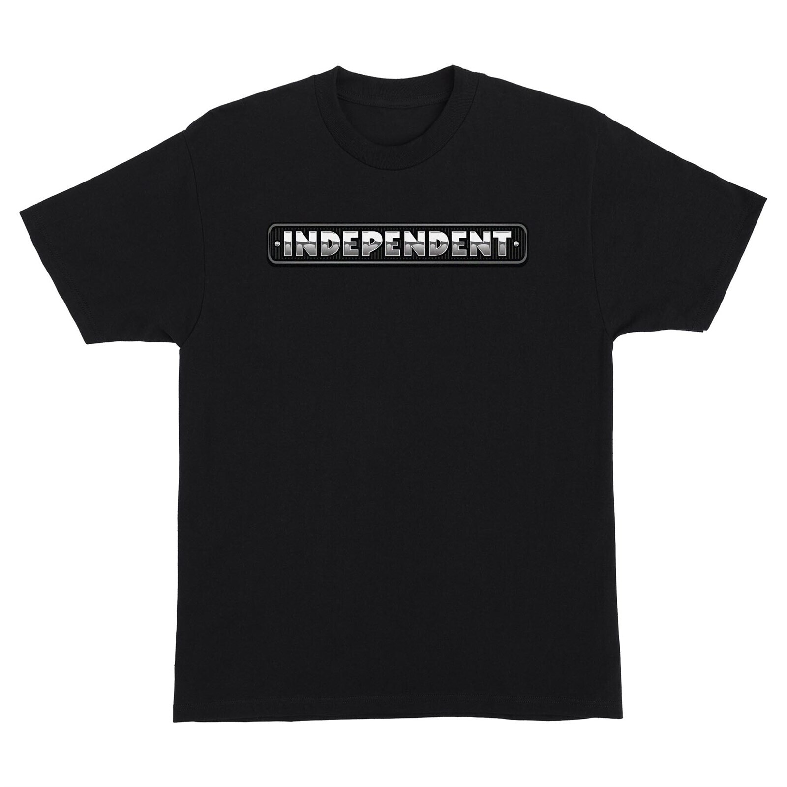 triko INDEPENDENT - Chrome Bar S/S Heavyweight T-Shirt Black (156993)