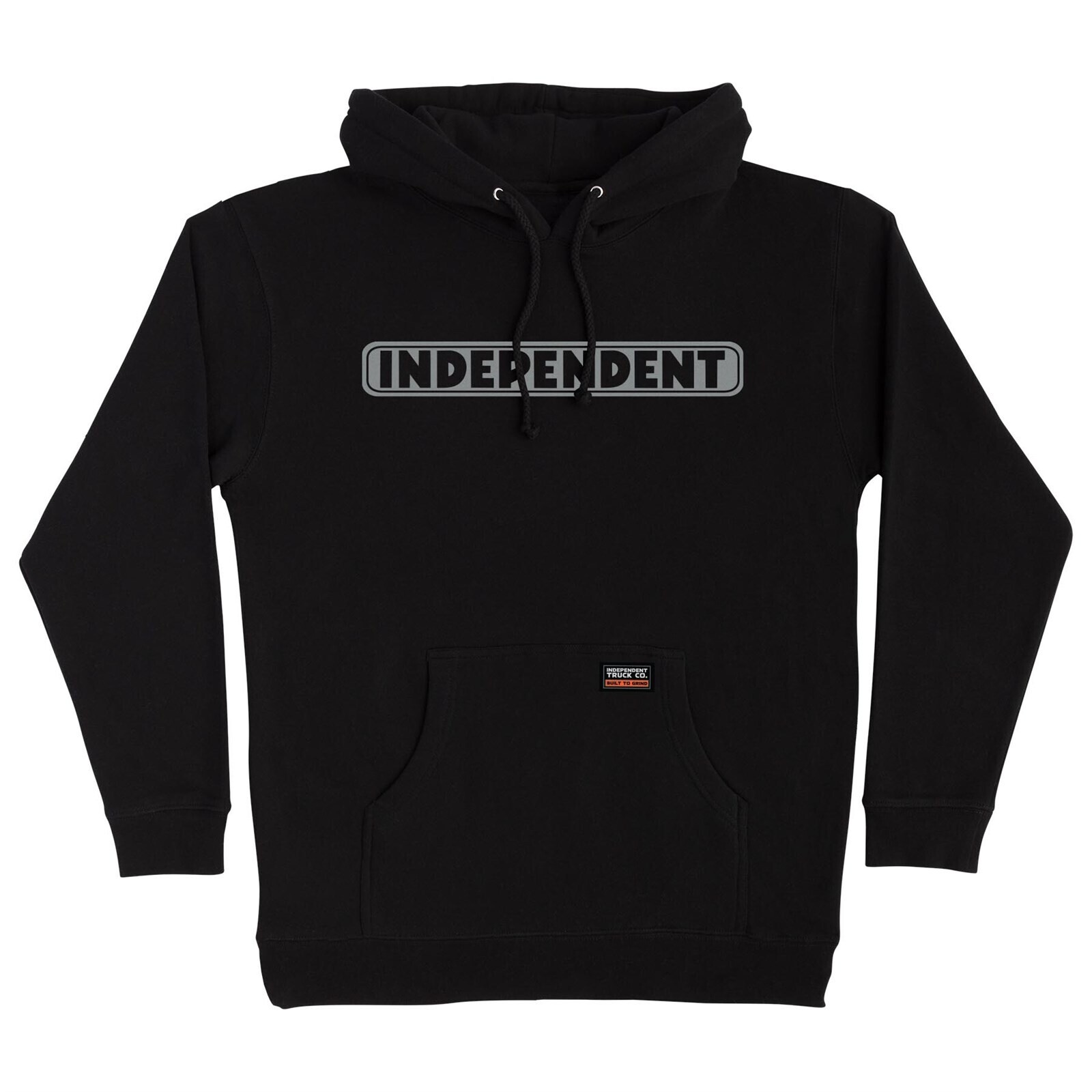 mikina INDEPENDENT - Bar Logo Reflective P/O Hooded Heavyweight Sweatshirt Black (156880) velikost: