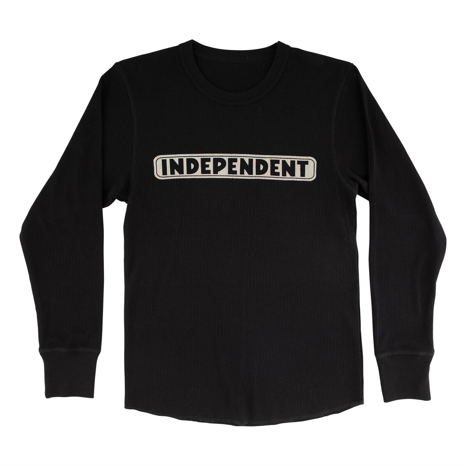 košile INDEPENDENT - Bar Logo L/S Thermal Top Black (156587)