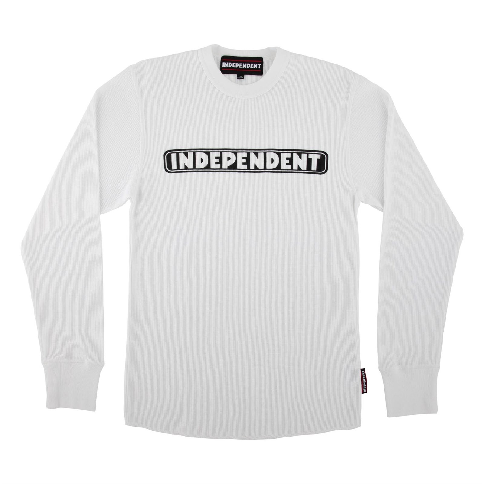košile INDEPENDENT - Bar Logo L/S Thermal Top White (156592)