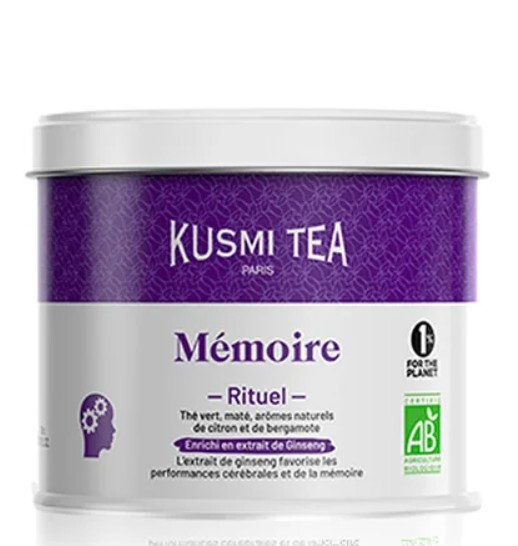 Kusmi Tea Organic Ritual Memory sypaný čaj v plechovce 100 g