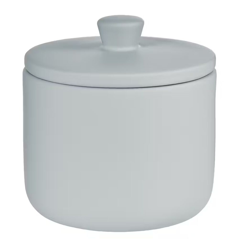 PAROS Dóza na vatové tampony  300 ml - sv. modrá