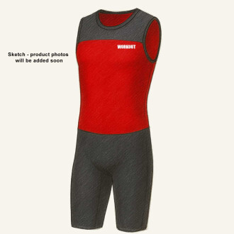 Workout Vzpěračský dres WORKOUT 2.0 profi - red/black WOR508