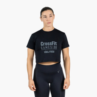 Velites  crop tričko CrossFit Games 25 - černé VEL57