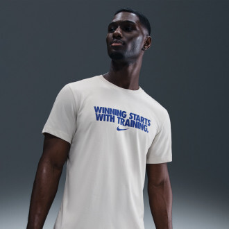 Nike  tričko Nike - winning starts with training - blue HV4187-072