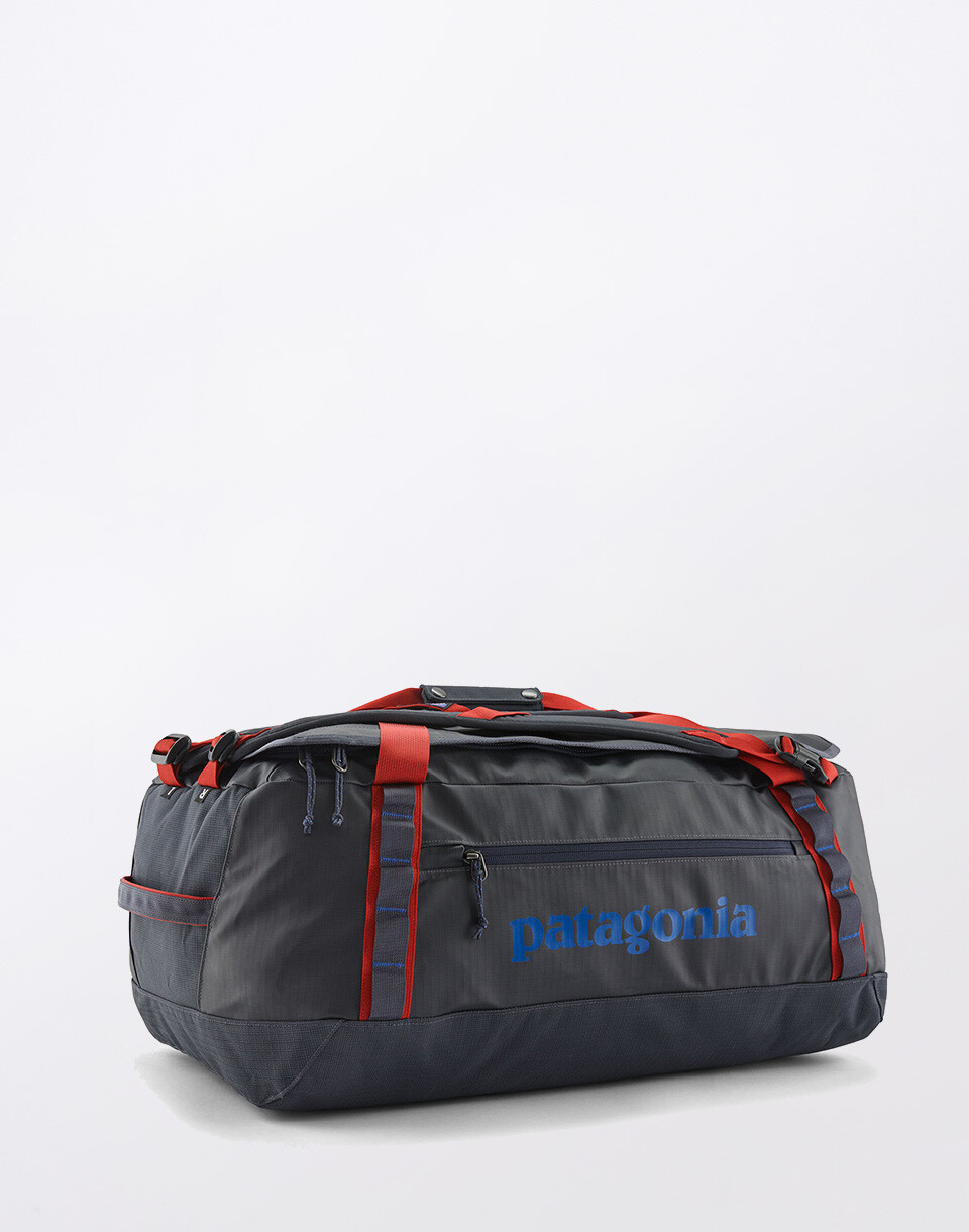 Patagonia Black Hole Duffel 55L Smolder Blue w/Amanita Red