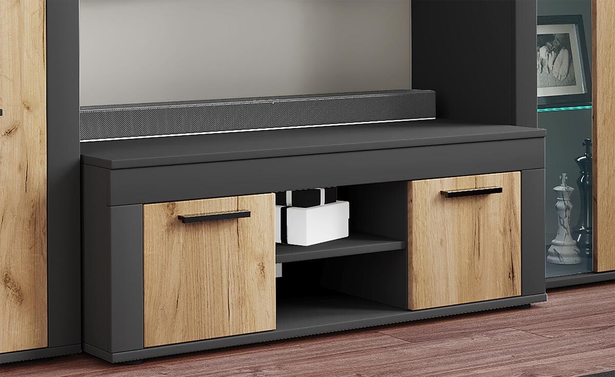 TV stolek Usilo L, Antracit