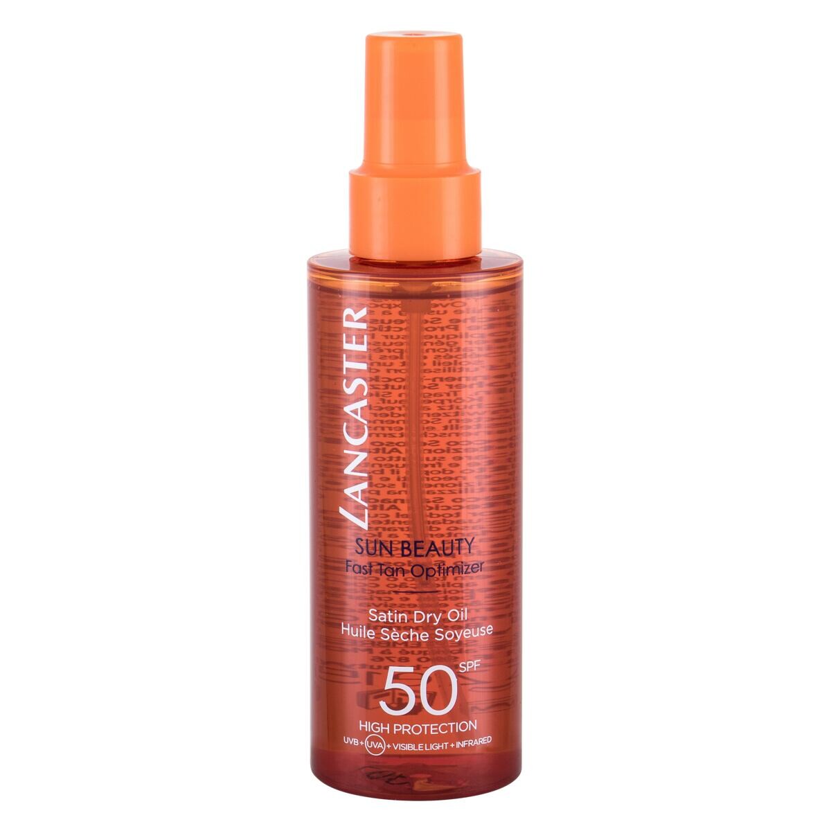 Lancaster Sun Beauty Satin Dry Oil SPF50 suchý olej pro rychlejší opálení 150 ml