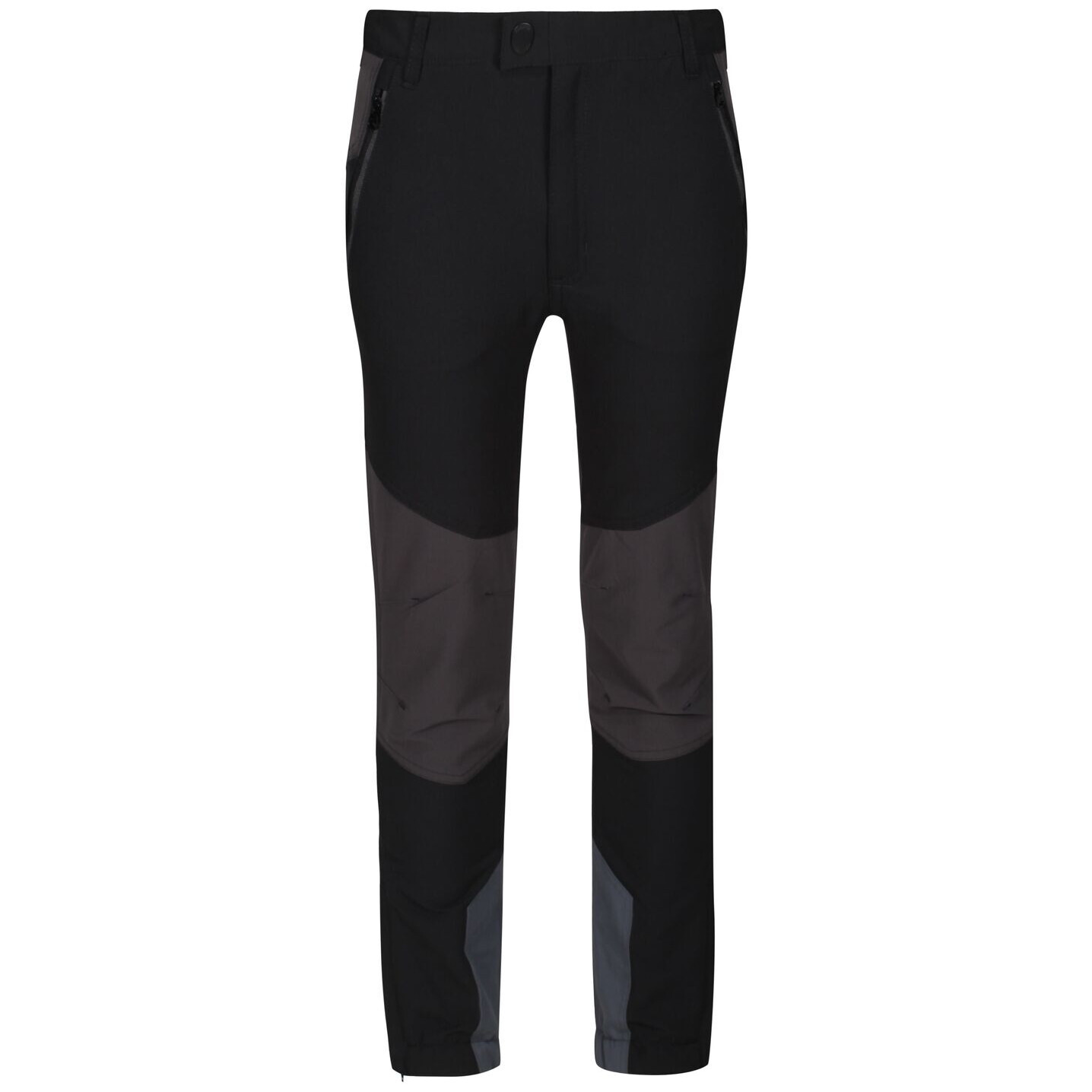 Dětské kalhoty Regatta Tech Mountain Trs Velikost: 152 / Barva: černá/šedá