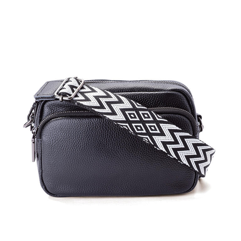 Dámská malá crossbody kabelka černá