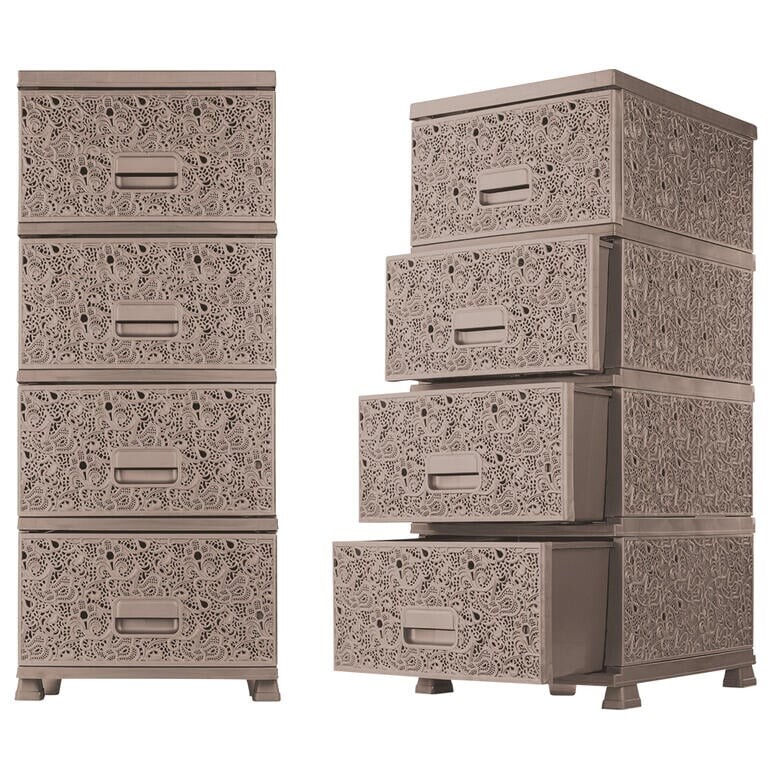 Elegantní plastová komoda MOCCA