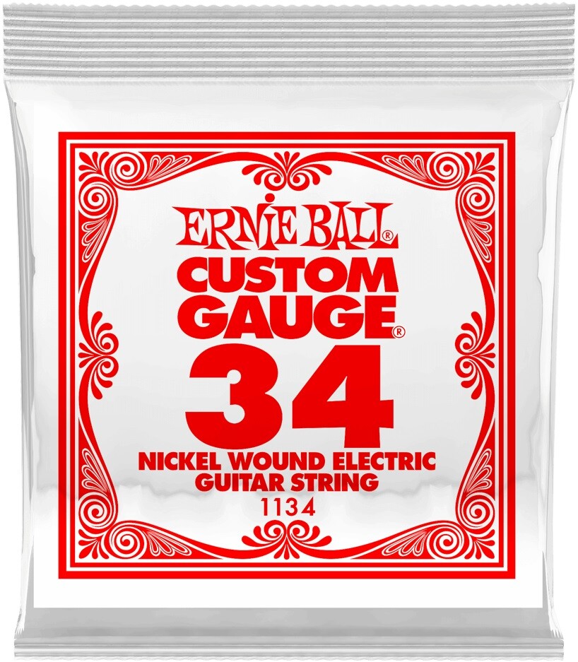 Ernie Ball 1134 Nickel Wound Single .034