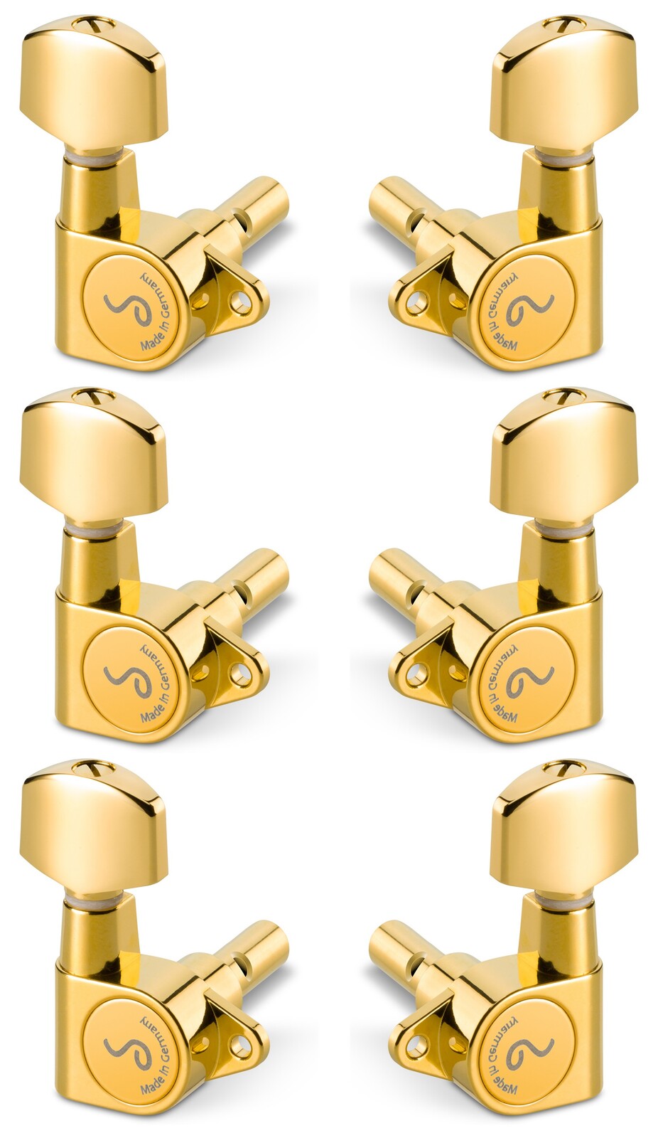 Schaller M6 90 3 left + 3 right Gold