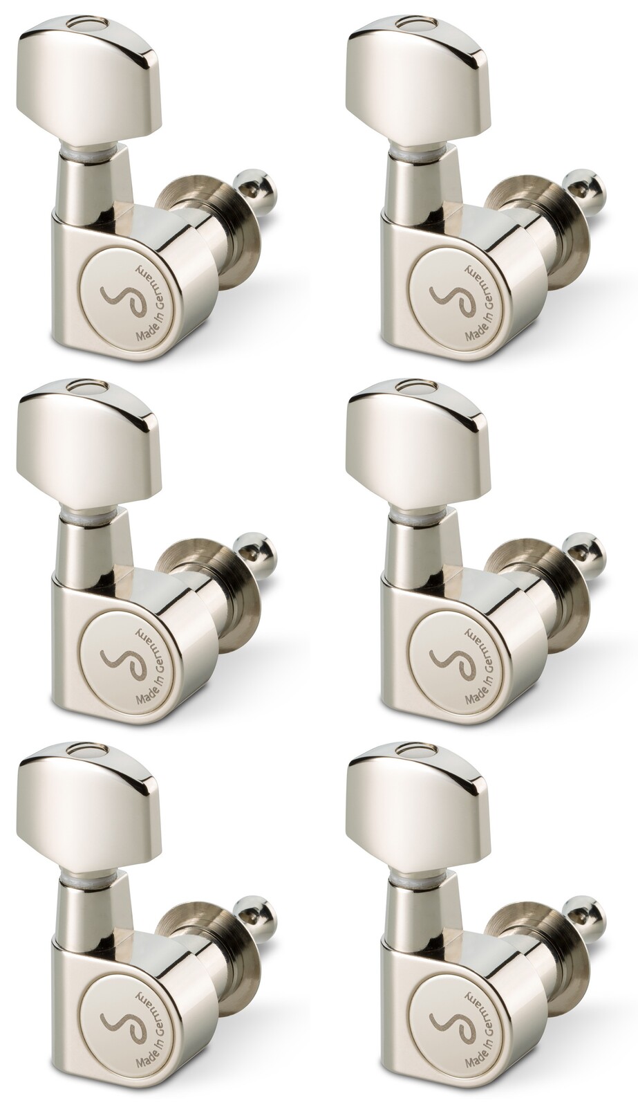 Schaller M6 Pin 6 left Nickel Locking 21,0