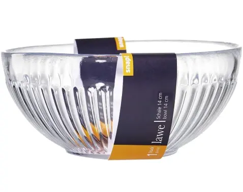 Skleněná miska Lawe, 14 cm